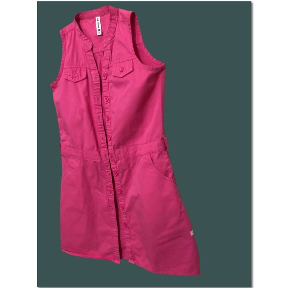 Moose Girl, Pink Dress, Button-up, Age 8-10, Youth - Picture 5 of 6